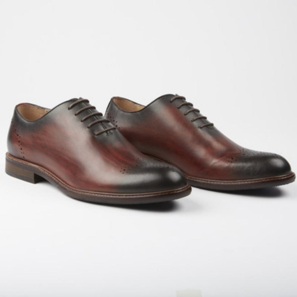 Vintage Foundry Marchmont Medallion Toe Oxford Men's Shoe Size 10